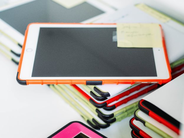 iPads used by students in school classrooms